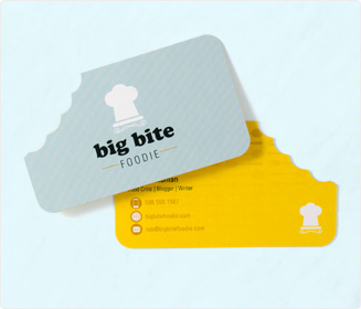 Die-Cut Business Cards Printing