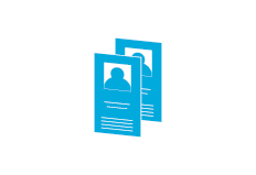 InDesign 3.5" x 3.5" ID Badges Print Layout Templates