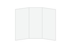 AI 11" x 17" General Tri Letter Fold Vertical Brochures Print Layout Templates
