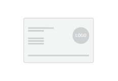 PSD 3.5" x 1" General  Horizontal Business Cards Print Layout Templates