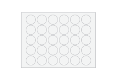 InDesign 3.25" x 3.25" (15 per sheet) Circle Sheet Stickers Print Layout Templates