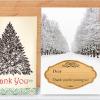 Five Cool Holiday Thank You Card Themes